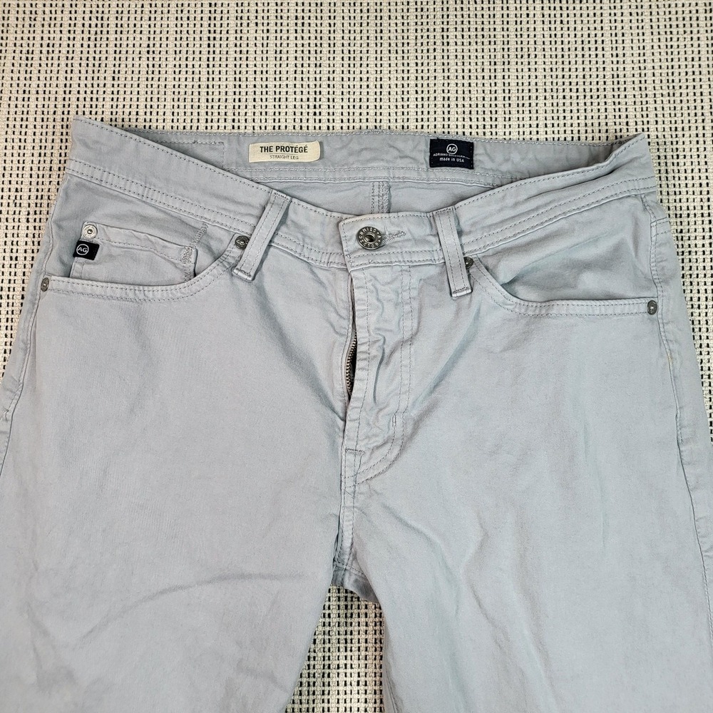 AG Adriano Goldschmied The Protege Jeans Mens 31x34‎ Gray Straight Leg Denim